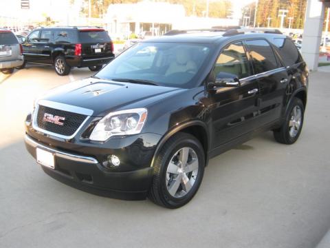 Carbon Black Metallic GMC Acadia SLT.  Click to enlarge.