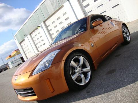 Le Mans Sunset Metallic Nissan 350Z Touring Coupe.  Click to enlarge.