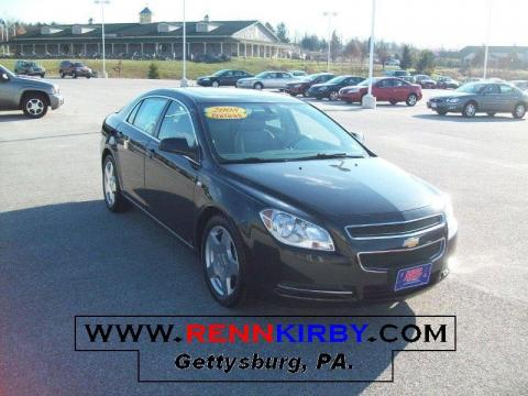 Black Granite Metallic Chevrolet Malibu LT Sedan.  Click to enlarge.