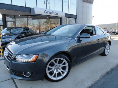 Meteor Gray Pearl Effect Audi A5 2.0T quattro Coupe.  Click to enlarge.