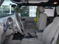  2007 Jeep Wrangler Unlimited Dark Khaki/Medium Khaki Interior #9