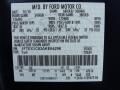 Ford Color Code DX Dark Blue Pearl Metallic #33