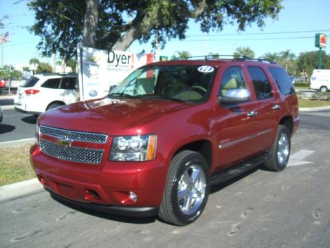 Red Jewel Tintcoat Chevrolet Tahoe LTZ.  Click to enlarge.