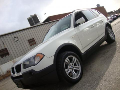 Alpine White BMW X3 3.0i. Click to enlarge. Alpine White BMW X3 3.0i. Click to enlarge.