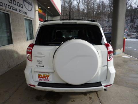 Blizzard White Pearl 2011 Toyota RAV4 V6 Limited 4WD with Ash interior 