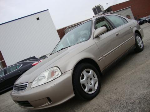 Titanium Metallic Honda Civic EX Sedan.  Click to enlarge.