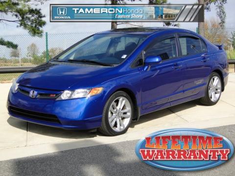 Fiji Blue Pearl Honda Civic Si Sedan. Click to enlarge. Fiji Blue Pearl Honda Civic Si Sedan. Click to enlarge.