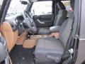  2011 Jeep Wrangler Black/Dark Saddle Interior #7