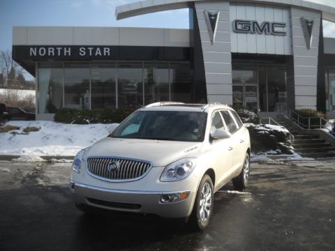 White Diamond Tricoat Buick Enclave CXL AWD.  Click to enlarge.