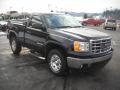 Front 3/4 View of 2008 GMC Sierra 1500 SLE Regular Cab 4x4 #2