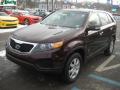 Front 3/4 View of 2011 Kia Sorento LX #7