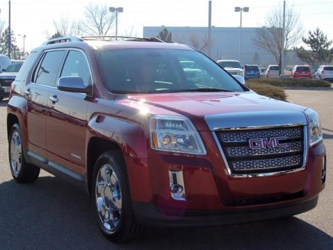 Merlot Jewel Metallic GMC Terrain SLT AWD.  Click to enlarge.
