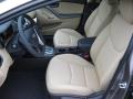  2011 Hyundai Elantra Beige Interior #12