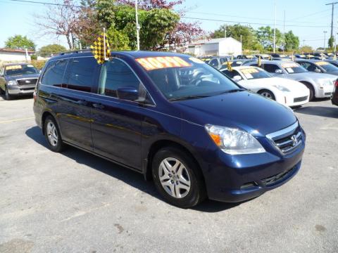 Midnight Blue Pearl Honda Odyssey EX.  Click to enlarge.