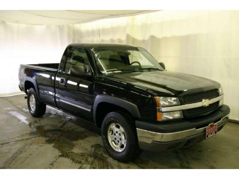 Black Chevrolet Silverado 1500 Regular Cab 4x4. Click to enlarge. Black Chevrolet Silverado 1500 Regular Cab 4x4. Click to enlarge.