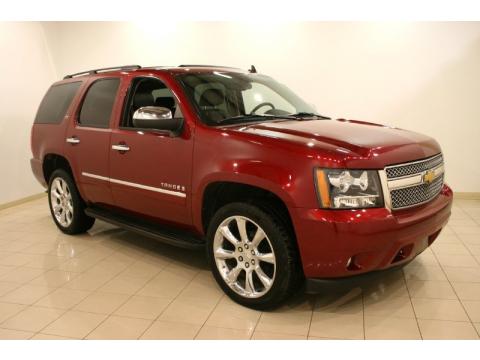Deep Ruby Red Metallic Chevrolet Tahoe LTZ 4x4.  Click to enlarge.