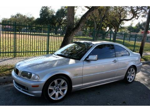 Titanium Silver Metallic BMW 3 Series 325i Coupe.  Click to enlarge.