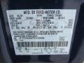 Ford Color Code DX Dark Blue Pearl Metallic #24