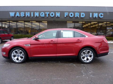 Red Candy Metallic Ford Taurus SHO AWD.  Click to enlarge.