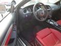  Black/Magma Red Silk Nappa Leather Interior Audi S5 #12