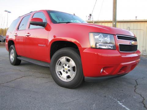 Victory Red Chevrolet Tahoe LT.  Click to enlarge.