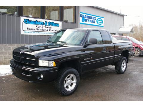 Black Dodge Ram 1500 Sport Club Cab 4x4.  Click to enlarge.