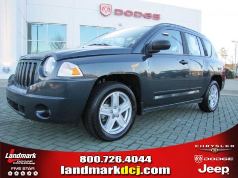 Steel Blue Metallic Jeep Compass Sport.  Click to enlarge.