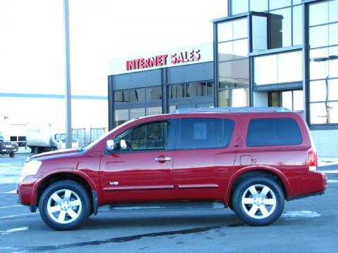 Red Brawn Nissan Armada LE 4x4.  Click to enlarge.
