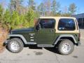  1997 Jeep Wrangler Moss Green Pearl #2