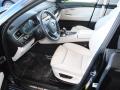  2010 BMW 5 Series Ivory White/Black Nappa Leather Interior #15