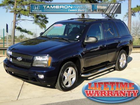 Imperial Blue Metallic Chevrolet TrailBlazer LT.  Click to enlarge.