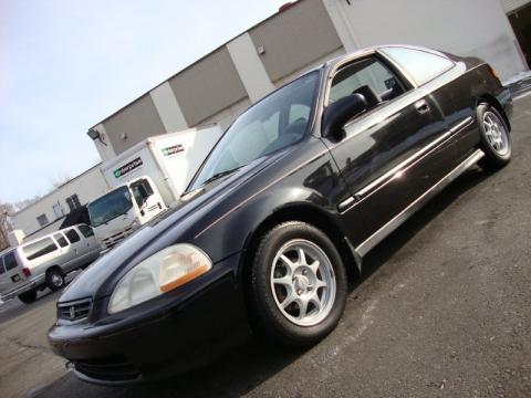 Black Pearl Metallic Honda Civic HX Coupe.  Click to enlarge.