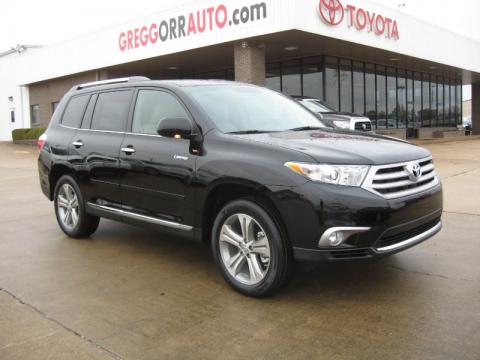 Black Toyota Highlander Limited. Click to enlarge. Black Toyota Highlander Limited. Click to enlarge.