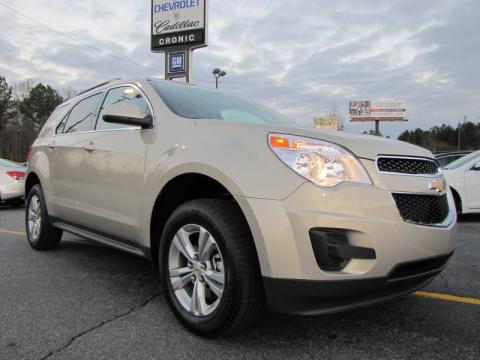 Gold Mist Metallic Chevrolet Equinox LT.  Click to enlarge.