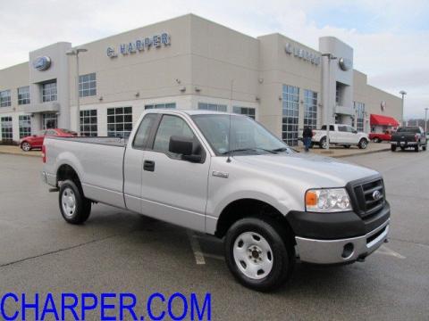 Silver Metallic Ford F150 XL Regular Cab 4x4.  Click to enlarge.