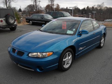 Daytona Blue Metallic Pontiac Grand Prix Daytona 500 Edition GTP Coupe.  Click to enlarge.