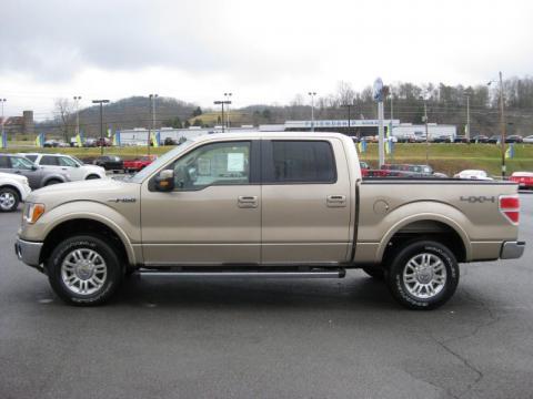 Pale Adobe Metallic Ford F150 Lariat SuperCrew 4x4.  Click to enlarge.