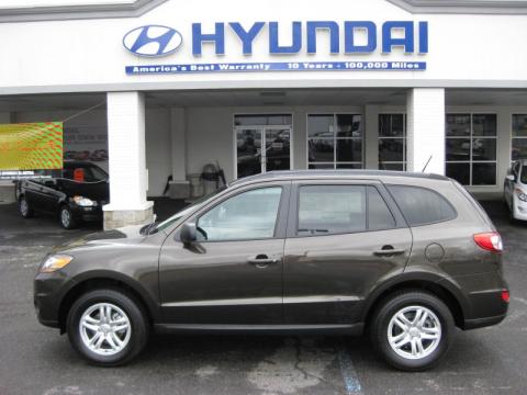 Espresso Brown Hyundai Santa Fe GLS AWD.  Click to enlarge.