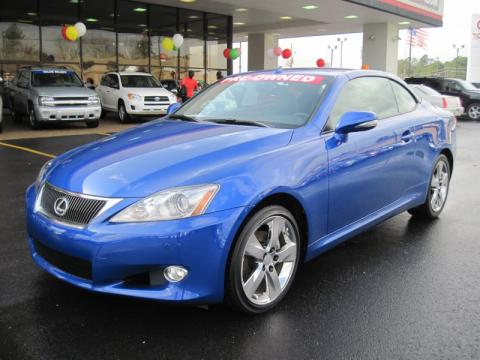 Ultrasonic Blue Mica Lexus IS 250C Convertible.  Click to enlarge.