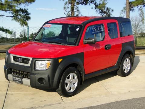 Rallye Red Honda Element EX.  Click to enlarge.