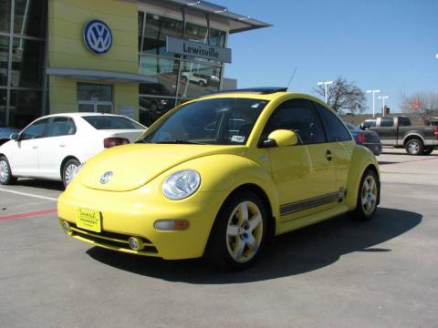 Double Yellow Volkswagen New Beetle Special Edition Double Yellow Color Concept Coupe.  Click to enlarge.