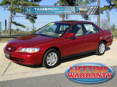 Firepepper Red Pearl Honda Accord SE Sedan.  Click to enlarge.