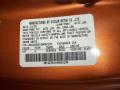 Nissan Color Code A17 Le Mans Sunset Metallic #17