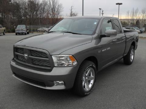 Mineral Gray Metallic Dodge Ram 1500 Sport Quad Cab 4x4.  Click to enlarge.