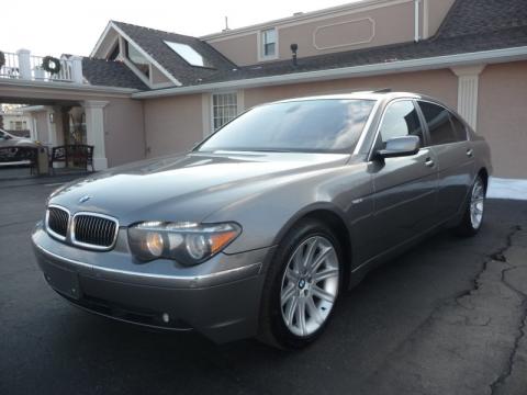 Titanium Grey Metallic BMW 7 Series 745Li Sedan.  Click to enlarge.