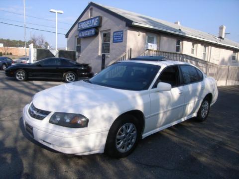 White Chevrolet Impala .  Click to enlarge.