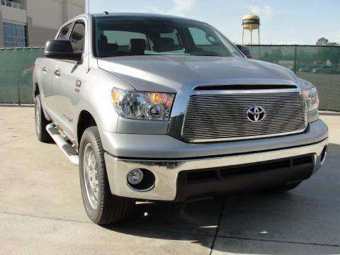 Silver Sky Metallic Toyota Tundra Texas Edition CrewMax.  Click to enlarge.