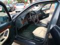  2000 BMW 7 Series Oyster Beige/English Green Interior #9
