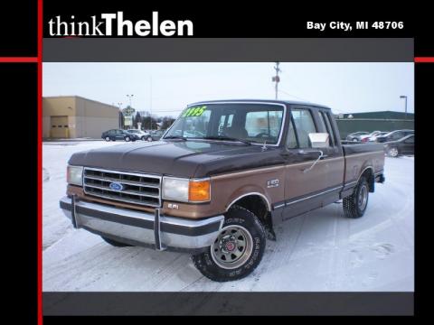 Dark Chestnut Brown Ford F150 SuperCab.  Click to enlarge.