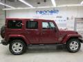  2011 Jeep Wrangler Unlimited Deep Cherry Red #3